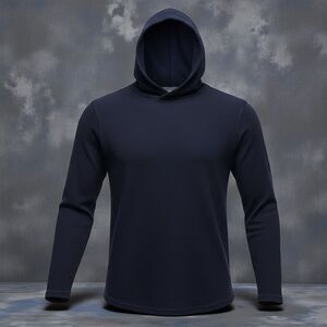 Brooklyn Cloth Ribbed Hoodie Navy Blue Men’s XL Pullover Pre-Owned